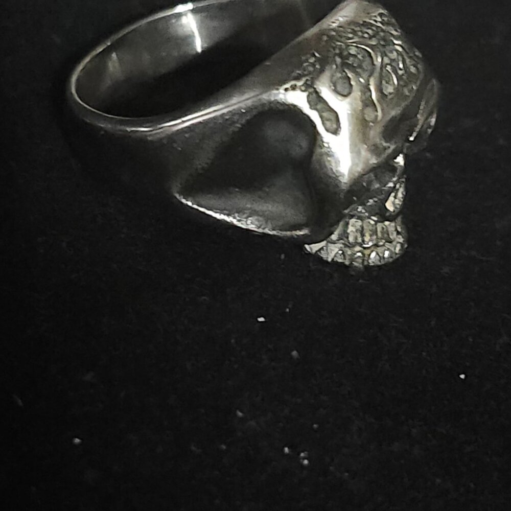 Flame Skull Ring - image 4